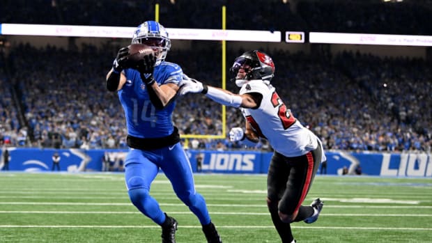 Detroit Lions wide receiver Amon-Ra St. Brown.